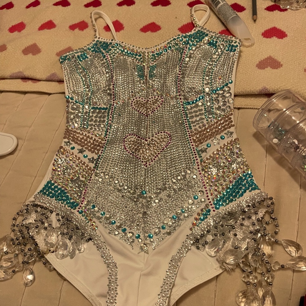 Eras tour bedazzled bodysuit